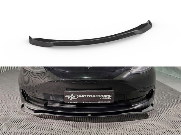 Motordrome Front Splitter V.1 Tesla Model 3