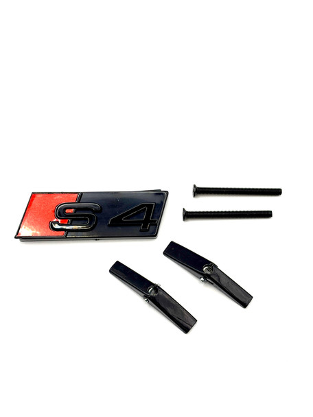S4 Grille Badge Gloss Black