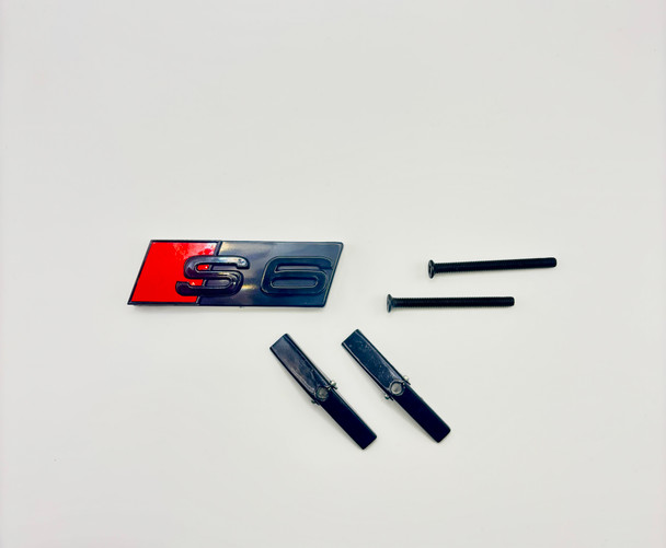 S6 Grille Badge Gloss Black