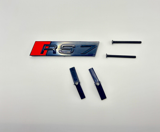 RS7 Grille Badge Gloss Black