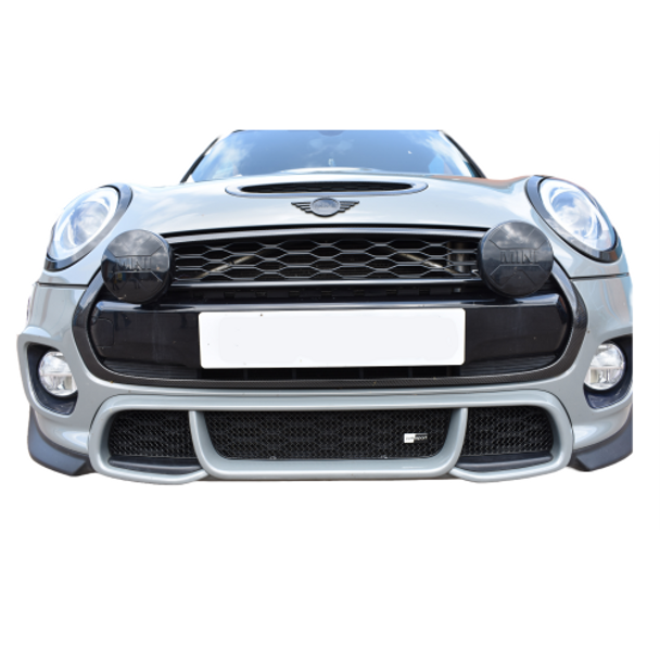 Zunsport Mini Cooper S (with Aerokit) - Front Grille Set - Black Finish (2015 - 2021)