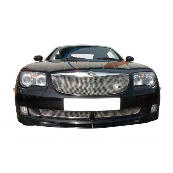 Zunsport Chrysler Crossfire - Front Grille Set - Silver finish (2004 to 2008)