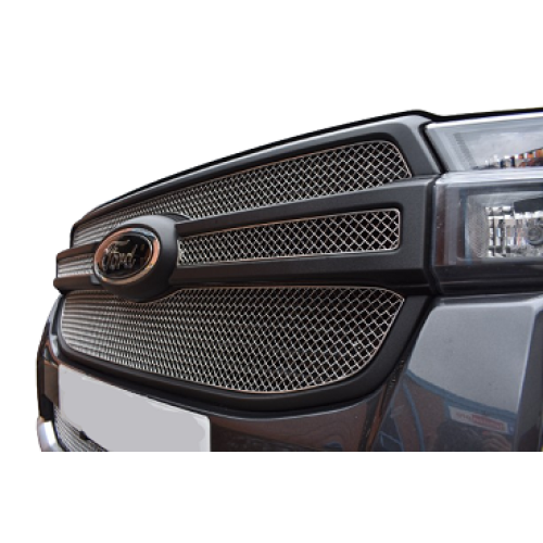 Zunsport Ford Ranger Tremor P703 - Upper Grille Set - Silver finish (2023 to )