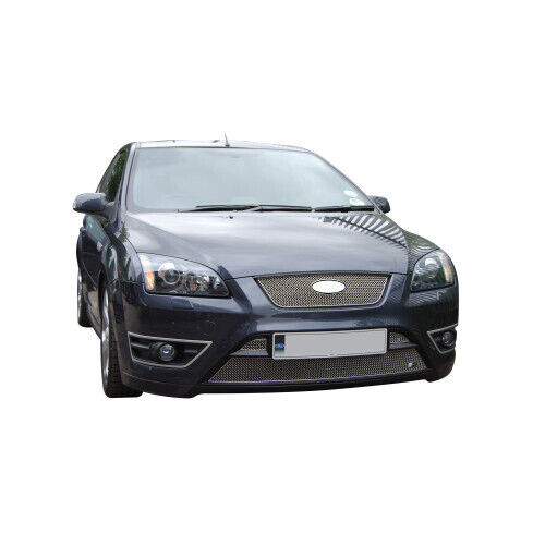 Zunsport Ford Focus ST - Full Grille Set - Silver finish (2005 to 2007)