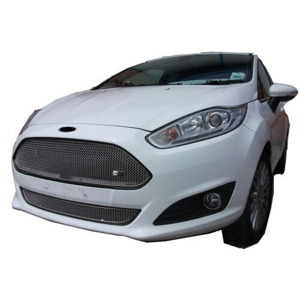 Zunsport Ford Fiesta Zetec S - Front Grille Set - Silver Finish (2013 to 2017)