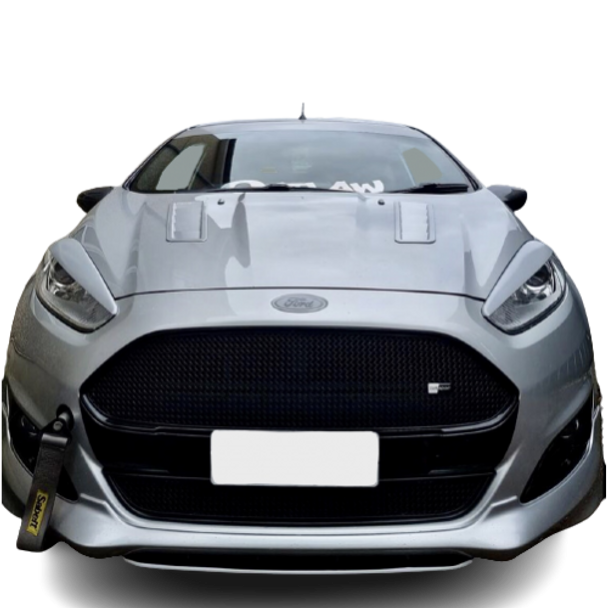 Zunsport Ford Fiesta Zetec S - Front Grille Set - Black Finish (2013 to 2017)