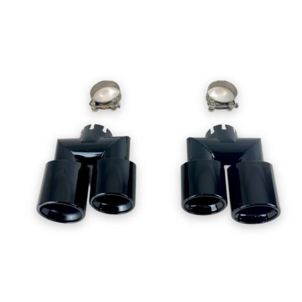 Zunsport Land Rover Defender Exhaust Tips - Black (2020 -)