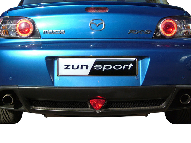 Zunsport Mazda RX8 Rear Grille  - Black finish (2004 to 2008)