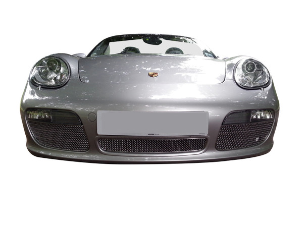 Zunsport Porsche Boxster 987.1 Manual - Front Grille Set - Silver finish (2005 - 2008)