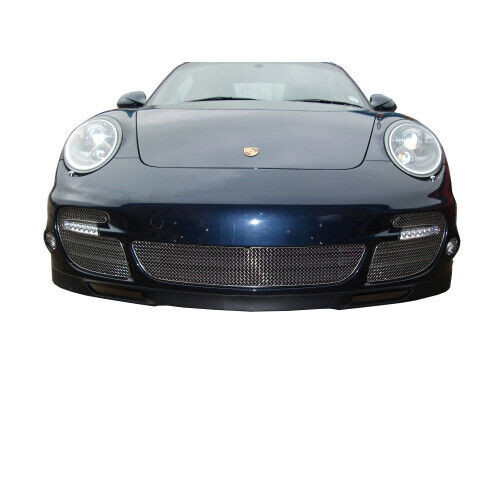 Zunsport Porsche Carrera 997 Turbo - Front Grille Set - Silver finish (2006 to 2012)