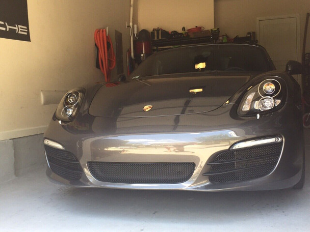 Zunsport Porsche Boxster 981 - Complete Grille Set (Without Parking Sensors) - Black finish (2012 to 2016)