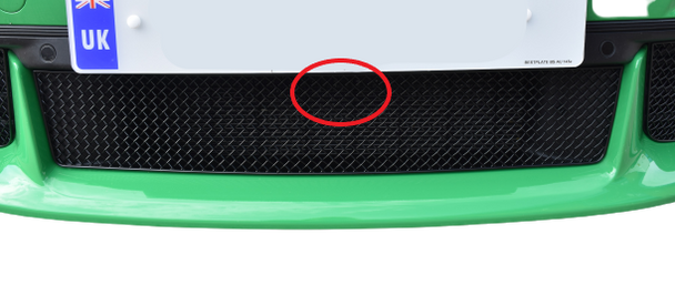 Zunsport Porsche 992 Turbo S - Lower Grille with Front Driving Camera (2020 -)