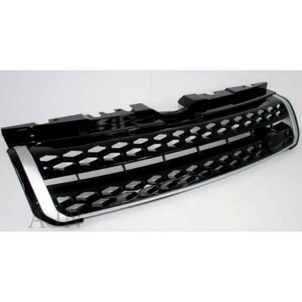 Zunsport Range Rover Evoque Prestige Black Gloss With Silver Trim Front Grille Upgrade (2011-2018)