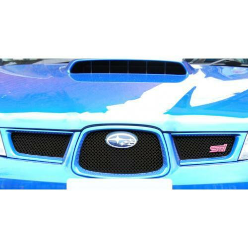 Zunsport Subaru Impreza Hawkeye - Top Grille Set - Black finish (2006 to 2007)