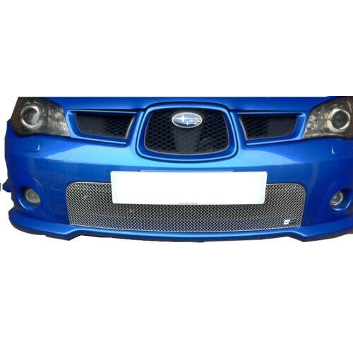 Zunsport Subaru Impreza Hawkeye - Front Grille Set with Full Lower Grille - Silver finish (2006 to 2007)