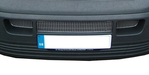 Zunsport Volkswagen T5 Lower Grille Set - Silver finish (2003 to 2006)