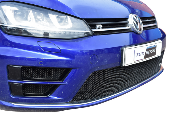 Zunsport VW Golf R MK7 - Front Grille Set - Black Finish (2012 - 2015)