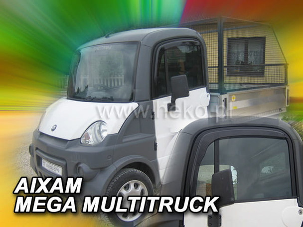 Team Heko Wind Deflectors - AIXAM MEGA MULTITRUCK (Stick On)