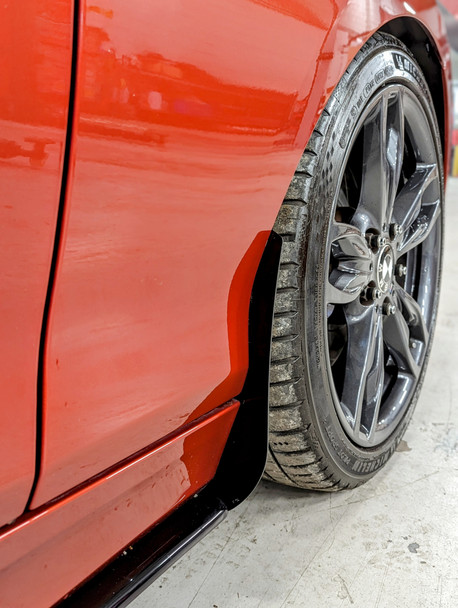 AP Design Gloss Black Plastic Arch Guards Front+Rear - F20 M135/M140