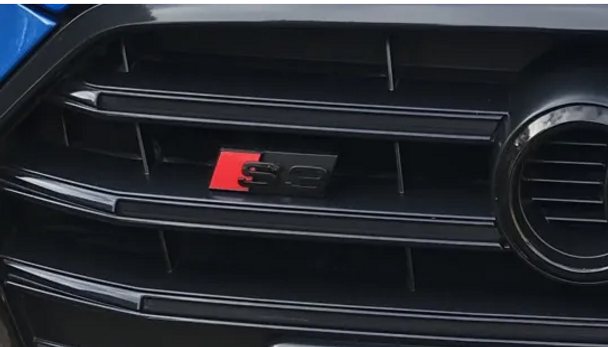 S3 Grille Badge Gloss Black