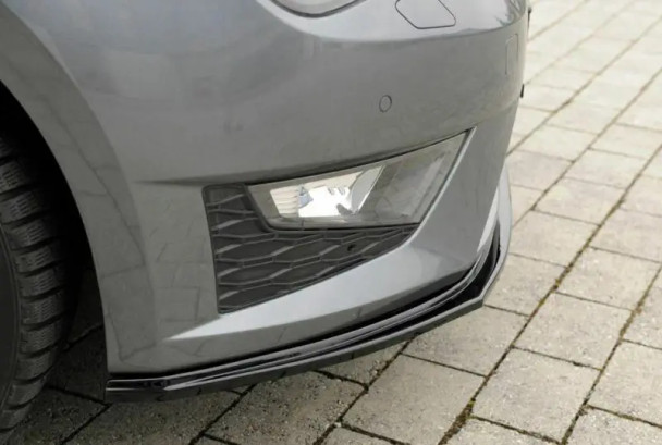 Rieger Front Splitter Gloss Black - Leon FR & Cupra (2017+)