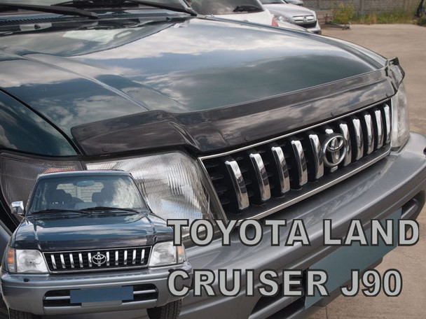 Team Heko Wind Deflector - TOYOTA LAND CRUISER J 90 (5 Door) 1996 - 2002 (mounted with clips)
