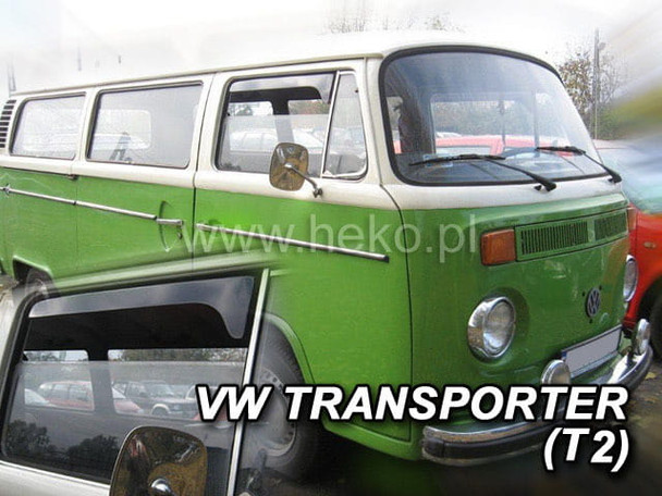 Team Heko Wind Deflectors - VW CARAVELLE / TRANSPORTER (2 Door) 1969 - 1979 / T2 (Front only)