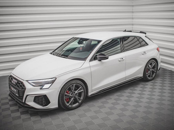 Maxton Design Street PRO Side Skirts Diffusers Audi S3 / A3 S-Line 8Y / 8Y Facelift