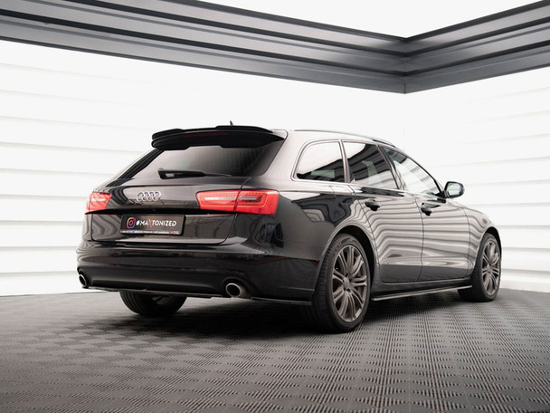 Maxton Design Central Rear Splitter Audi A6 Avant C7