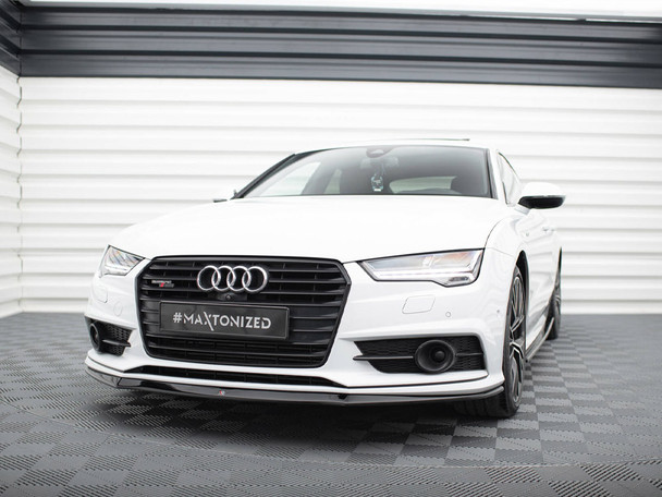 Maxton Design Front Splitter Audi S7 / A7 S-Line C7 Fl