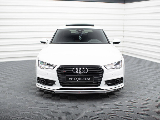 Maxton Design Front Splitter Audi S7 / A7 S-Line C7 Fl
