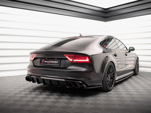 Maxton Design Rear Side Splitters Audi A7 S-Line C7