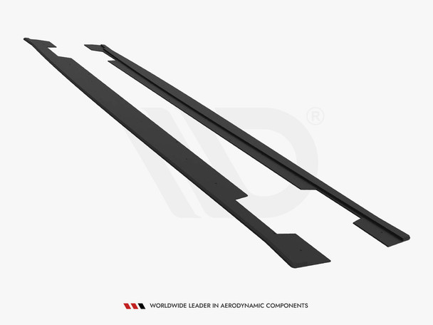 Maxton Design Central Rear Splitter (Vertical Bars) Audi e-Tron S-Line