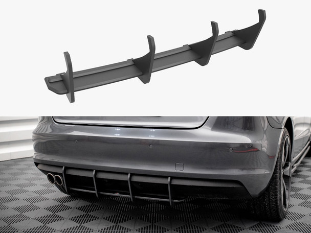Maxton Design Street PRO Rear Diffuser Audi A3 Sportback 8V (2013-2016)