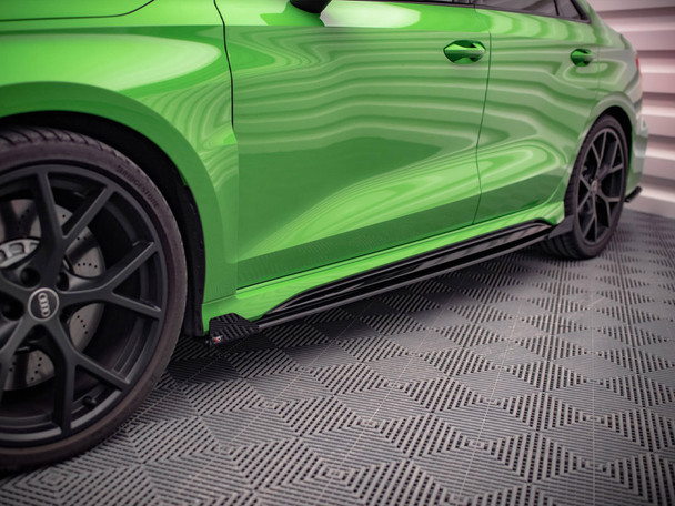 Maxton Design Street PRO Side Skirts Diffusers Audi RS3 Sedan 8Y