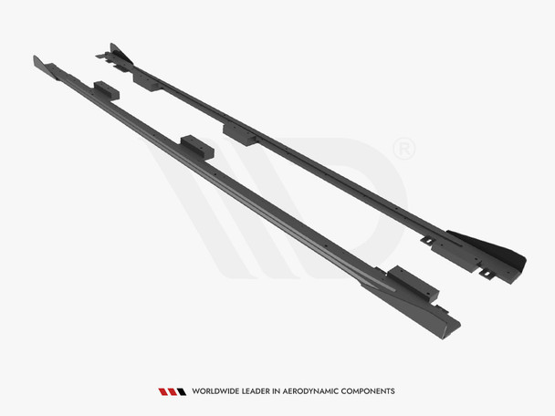 Maxton Design Street PRO Front Splitter + Flaps Audi A3 8Y