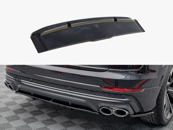 Maxton Design Central Rear Splitter (Vertical Bars) V.1 Audi SQ8 Mk1