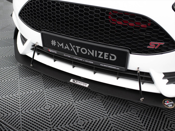 Maxton Design Front Racing Splitter V.2 Audi Tt Rs 8J