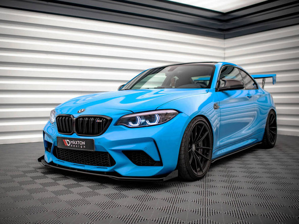 Maxton Design Street PRO Front Splitter V.1 + Flaps BMW M2 Competition F87
