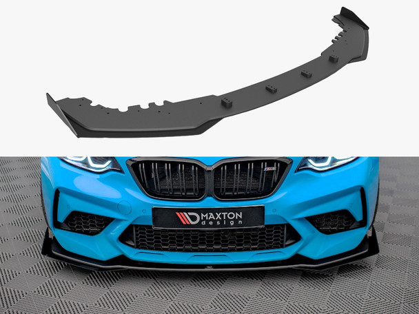 Maxton Design Street PRO Front Splitter V.1 + Flaps BMW M2 Competition F87