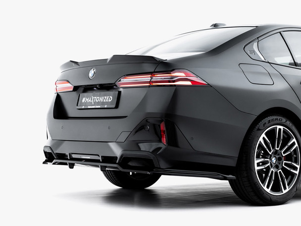 Maxton Design Rear Splitter (Vertical Bars) V.1 BMW 5 / i5 M-Pack G60