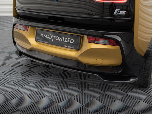 Maxton Design Rear Splitter (Vertical Bars) Bmw I3 Mk1 Facelift