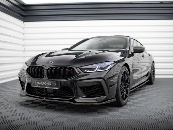 Maxton Design Front Bumper Wings (Canards) BMW M8 Gran Coupe F93 / Coupe F92