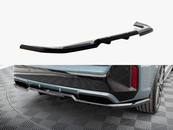 Maxton Design Central Rear Splitter (Vertical Bars) BMW X1 M-Pack U11