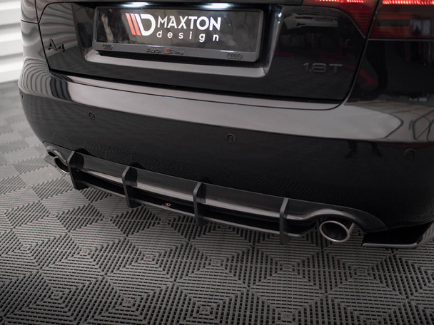 Maxton Design Street PRO Rear Diffuser Audi A4 S-Line B7