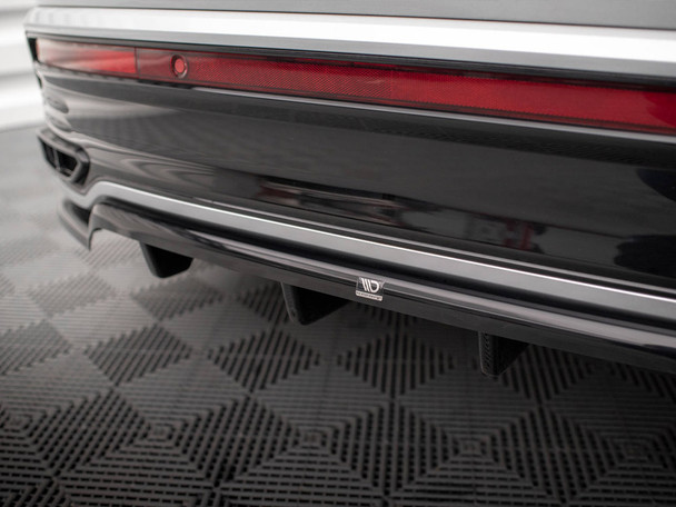 Maxton Design Rear Splitter (Vertical Bars) BMW X3 M-Pack G01 Facelift