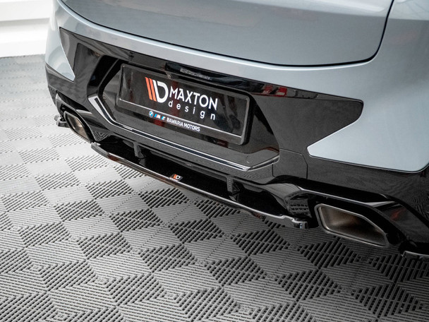 Maxton Design Central Rear Splitter BMW X4 M-Pack G02 Facelift