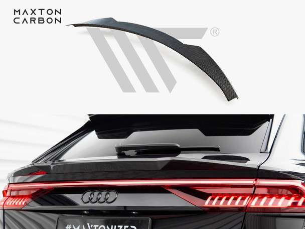 Maxton Design Carbon Fiber Tailgate Spoiler (Lower) Audi RSQ8 / SQ8 / Q8 S-Line / Q8 Mk1