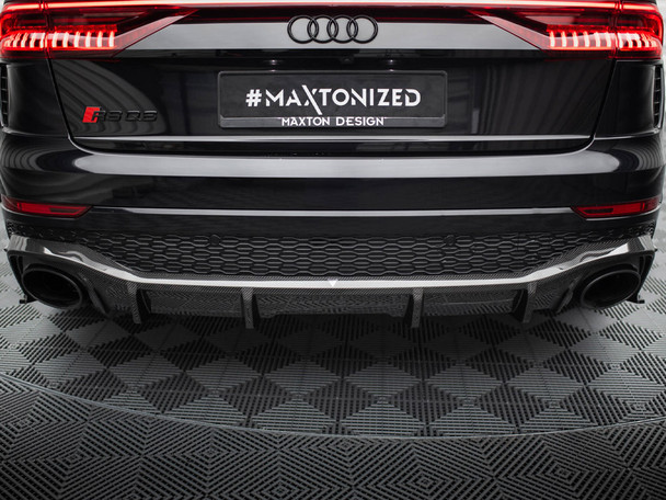 Maxton Design Carbon Fiber Tailgate Spoiler (Upper) Audi RSQ8 Mk1