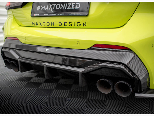 Maxton Design Carbon Fiber Rear Diffuser V.1 BMW 1 F40 M-Pack / M135i
